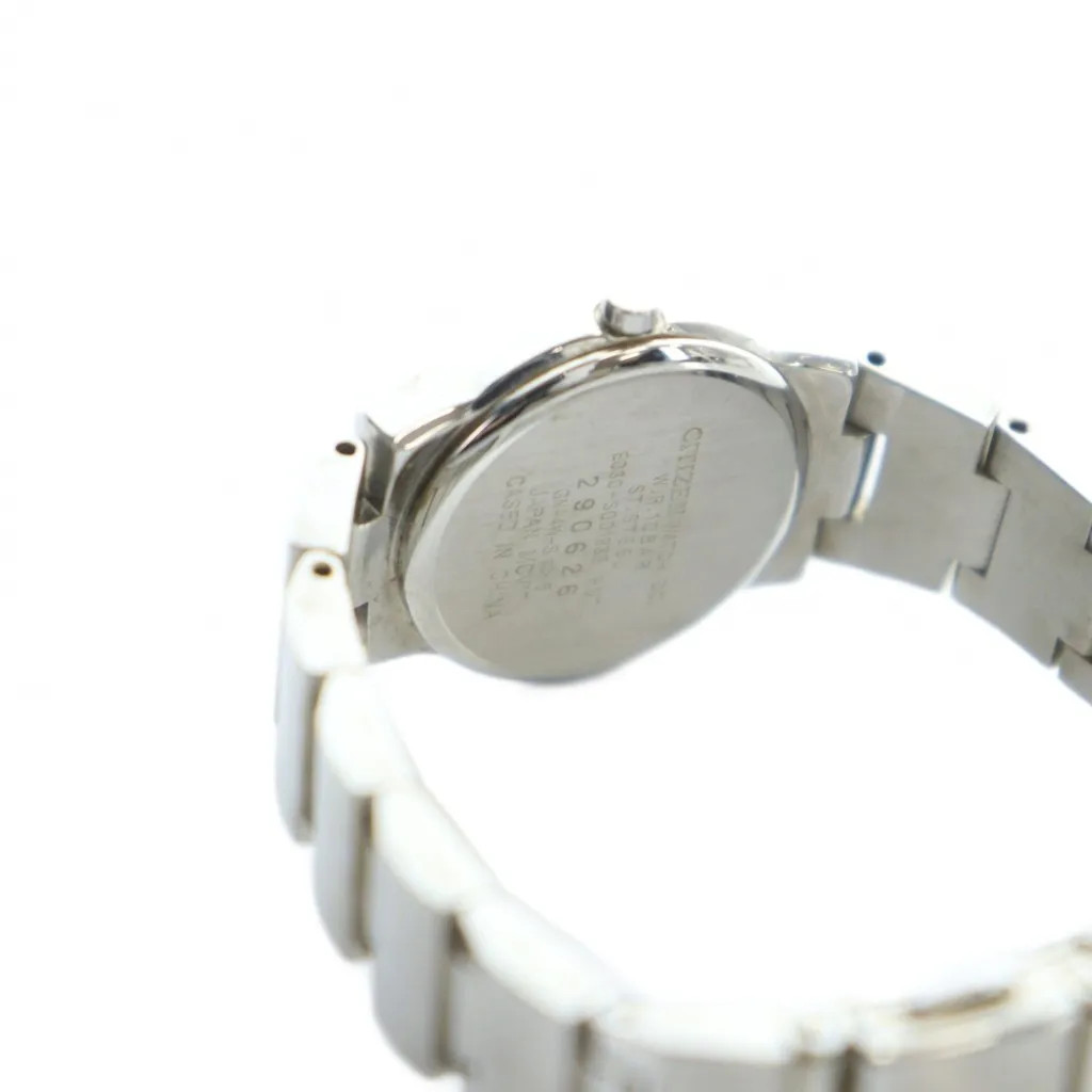 Citizen CITIZEN E030-S001935 wicca Eco-Drive Solar Watch, Silver Color ■ 【USED】