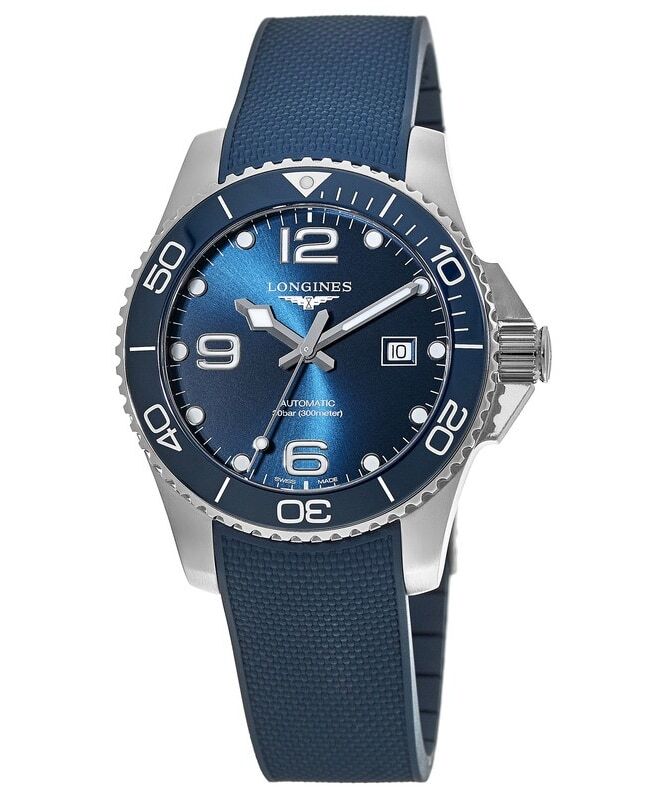 New Longines HydroConquest Automatic Blue Dial Blue Men’s Watch L3.782.4.96.9