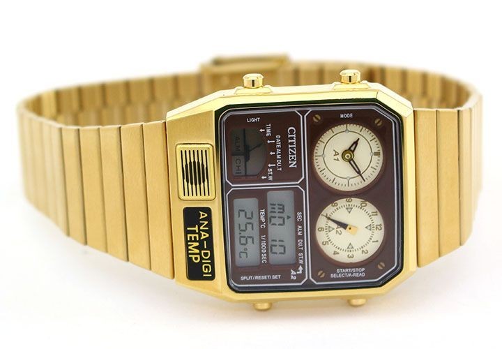 Citizen Collection Record Label Ana Digi Temp JG2103 72X Limited Model Reissue M