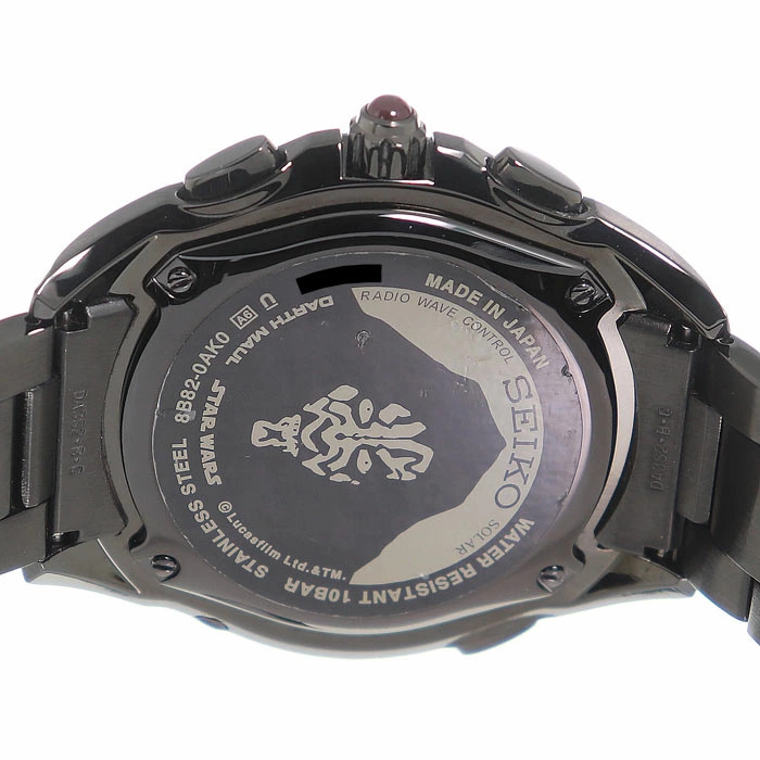 SEIKO Brightz Star Wars Collaboration Darth Maul Model Solar Radio Men s Watch B
