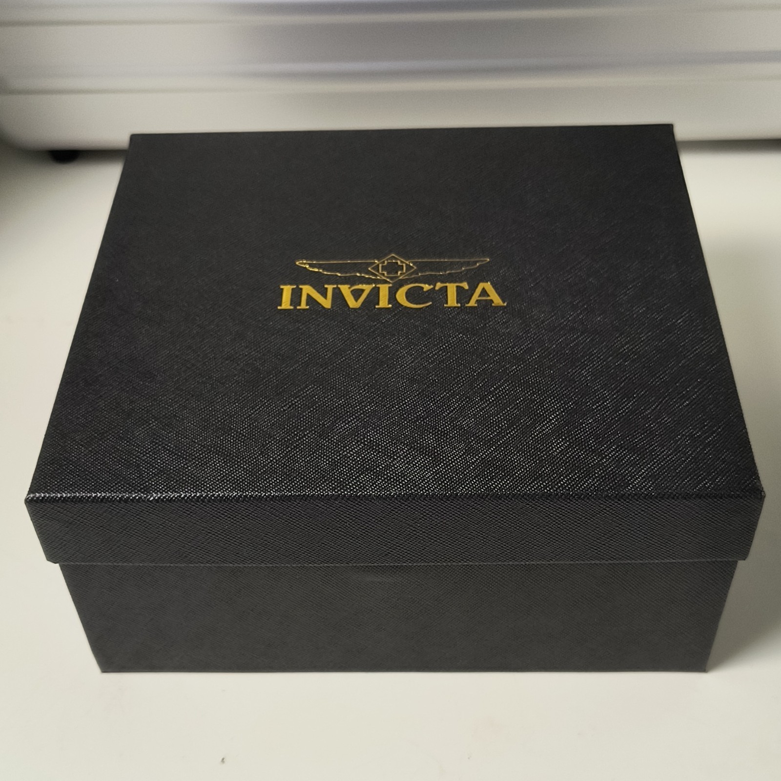 Invicta Celestial Adamastre Skeleton Automatic Orange Silicone Strap Carbon Box