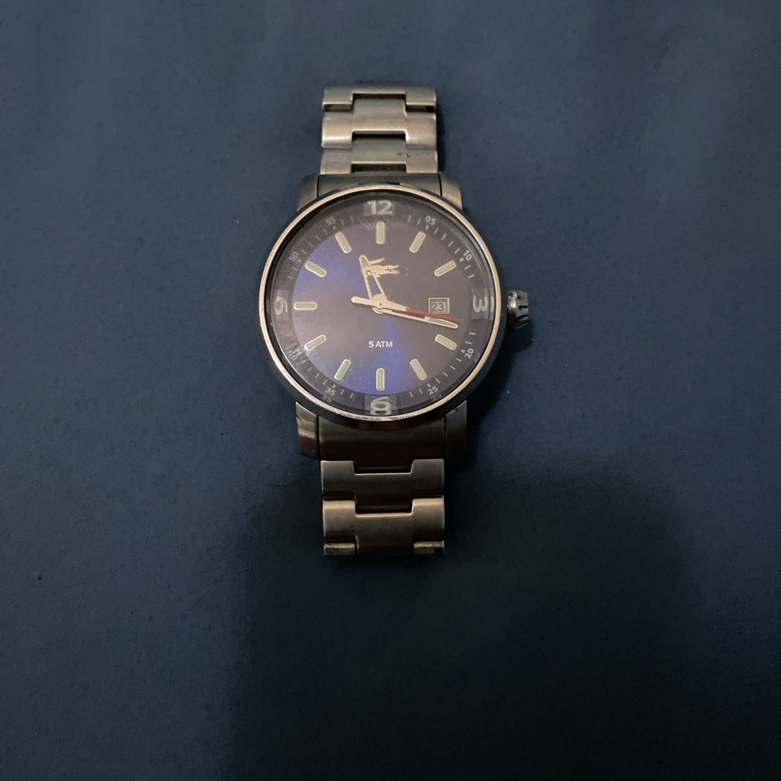 Lacoste LC.12.1.14.0053 Stainless Watch Men’s Quartz 5 ATM Blue Dial