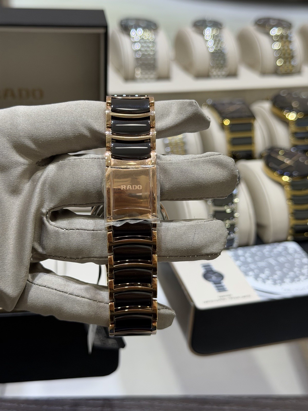 New Rado Centrix Automatic Diamonds OpenHeart Brown Dial Women’s Watch R30029902