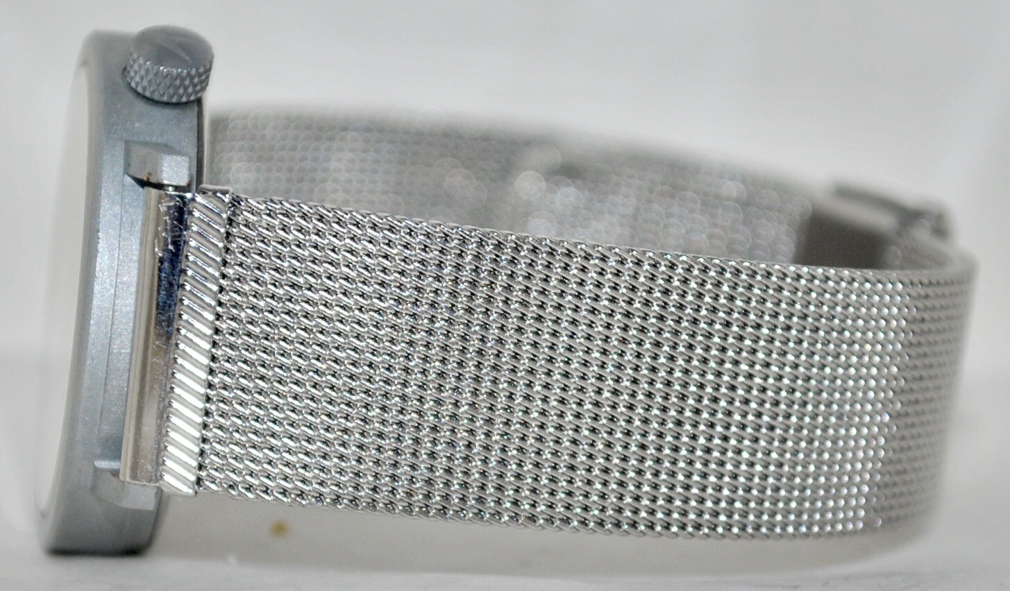 Akteo J.C. Mareschal Silver Animated Football Theme Watch Silver Mesh Band w/Box