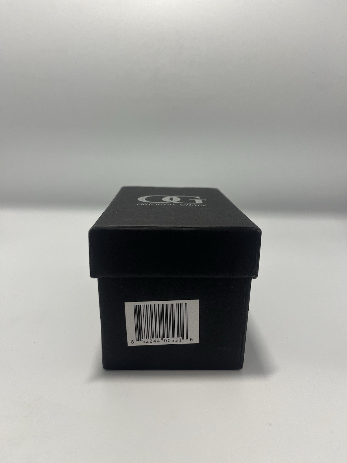 Authentic Original Grain Watch The Barrel Sapele Matte Black Steel OG-10-004 Men