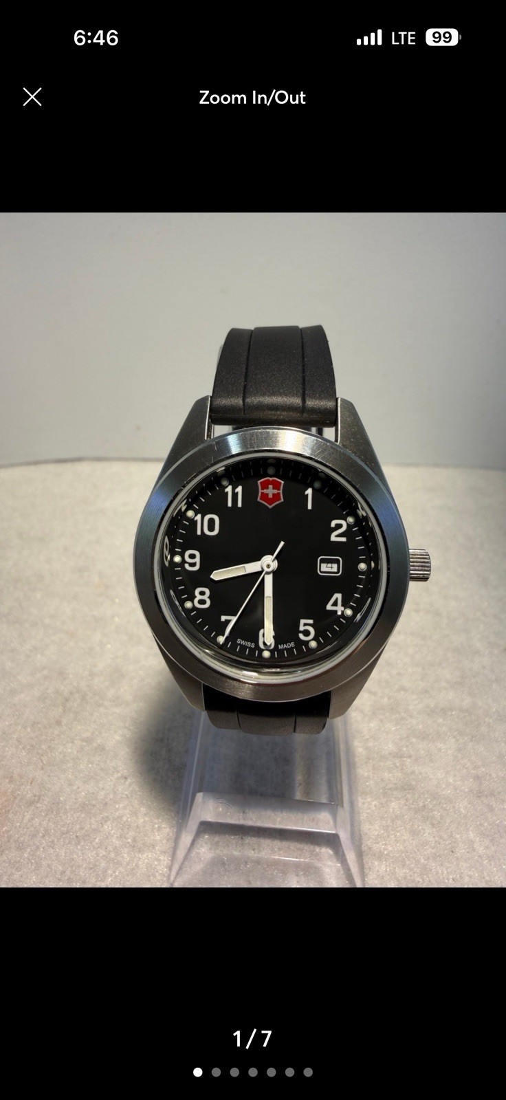 Victorinox Swiss Army – Model 26033.CB – Black Dial – Swiss Made