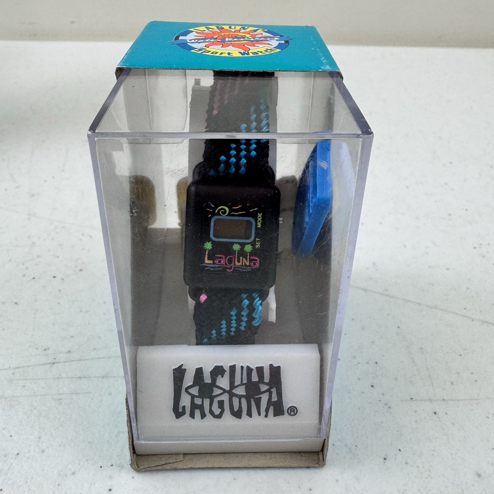 Vintage Laguna Sport Watch 1980s 1990s Digital Retro Fashion Water Surf Swim NOS