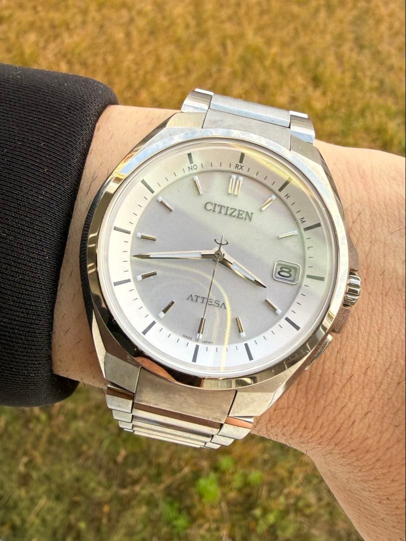 Citizen Attesa Eco Drive Titanium Watch 40mm Wrist Size 16-17cm