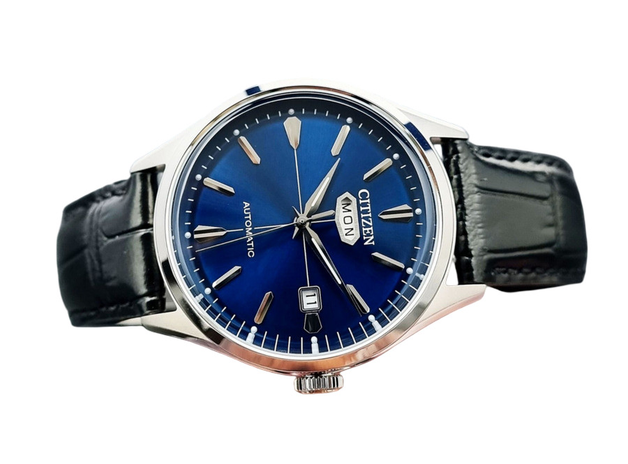 Citizen Automatic Blue Dial Day Date Men’s Watch NH8390-20L