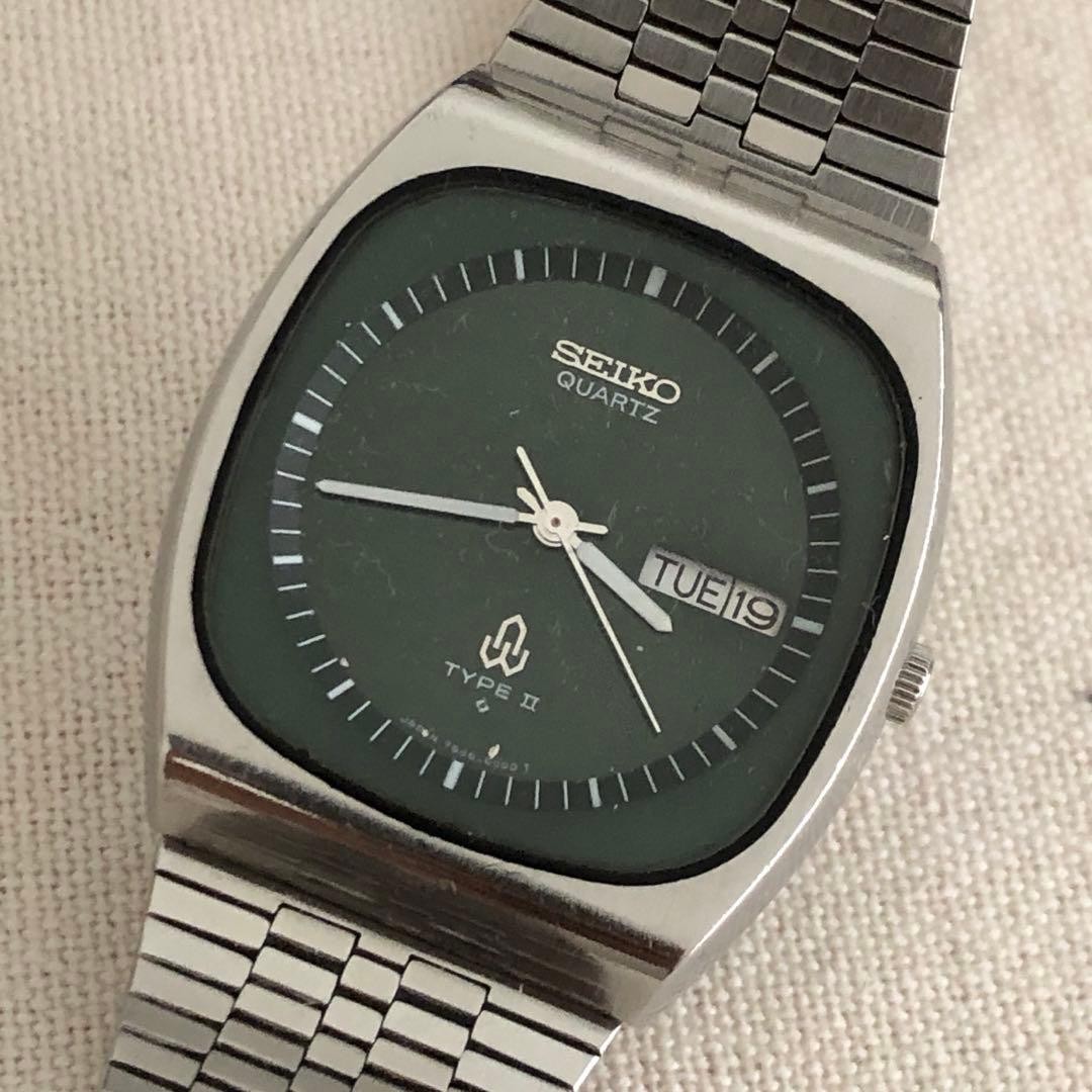 Seiko Type2 7546-6000 Quartz Watch Vintage 36mm Men’s