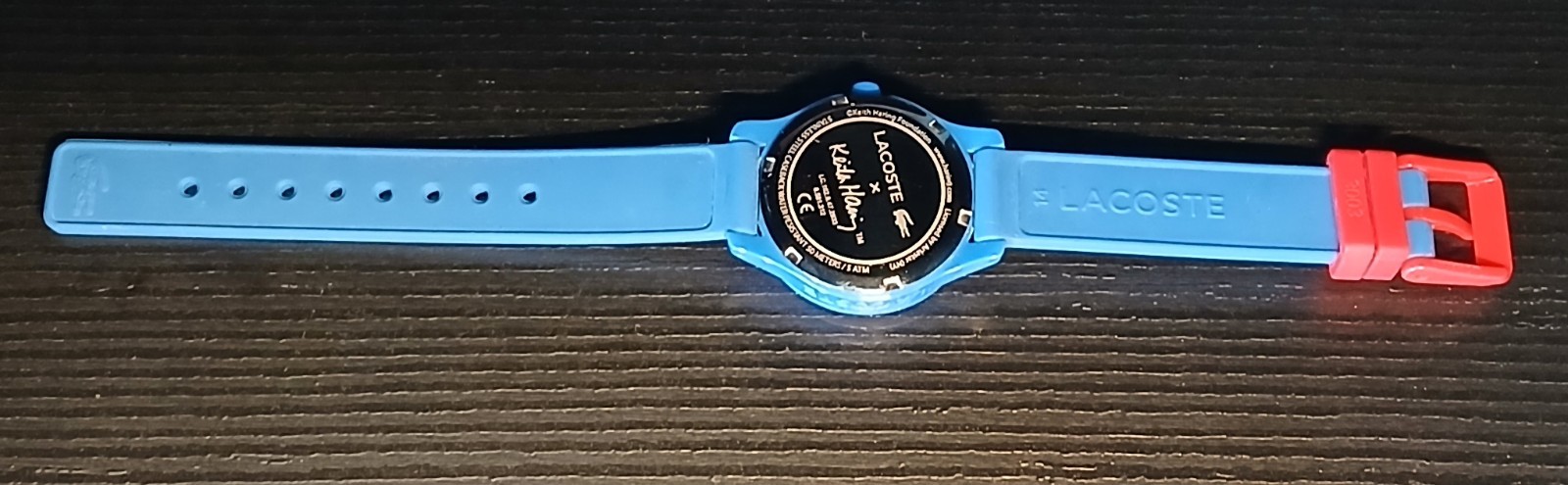 Lacoste x Keith Haring “Dancing Dog” Watch 12.12 Model 2030014 Works Great Rare