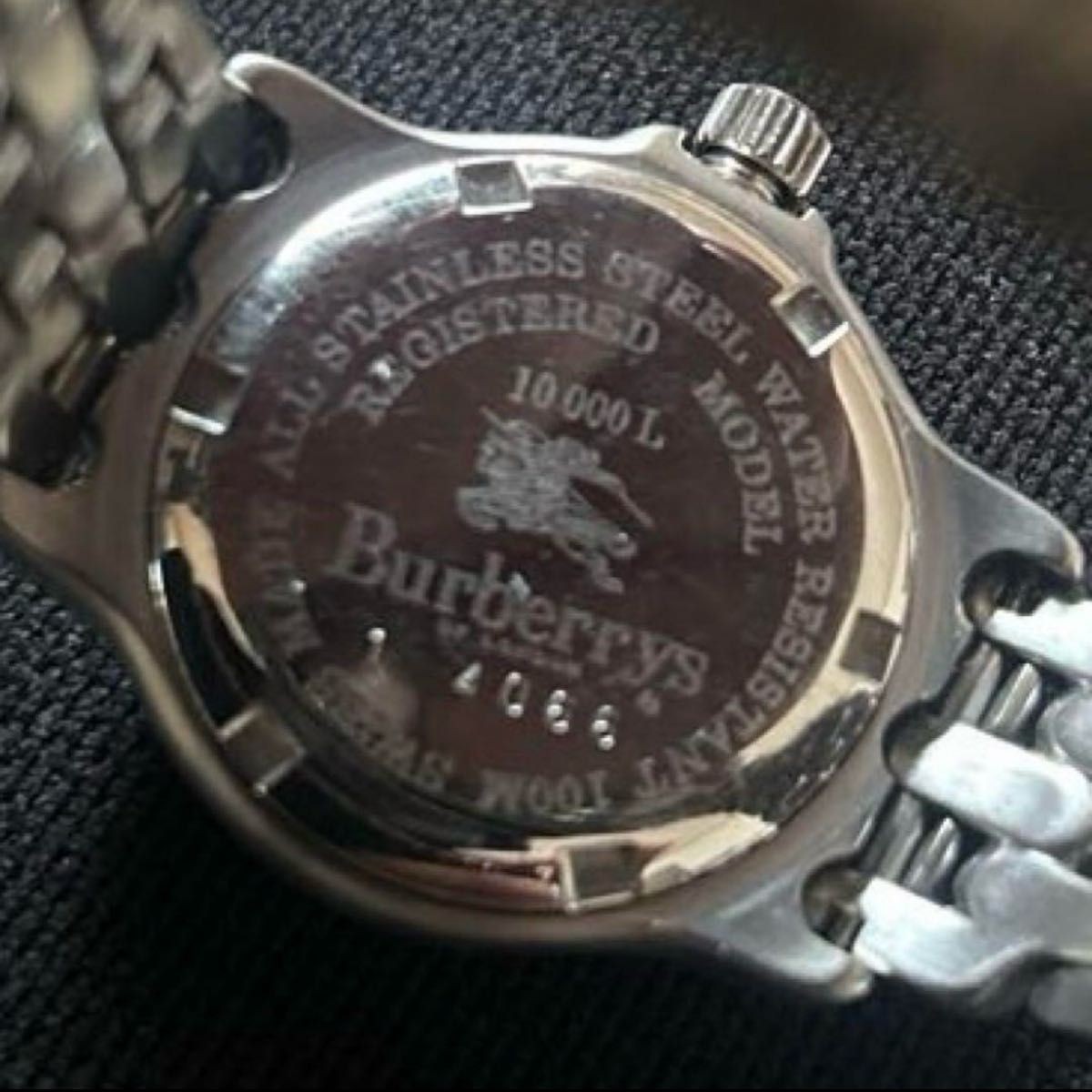Burberry Wristwatch Quartz Blue Dial Stainless Steel Women’s
