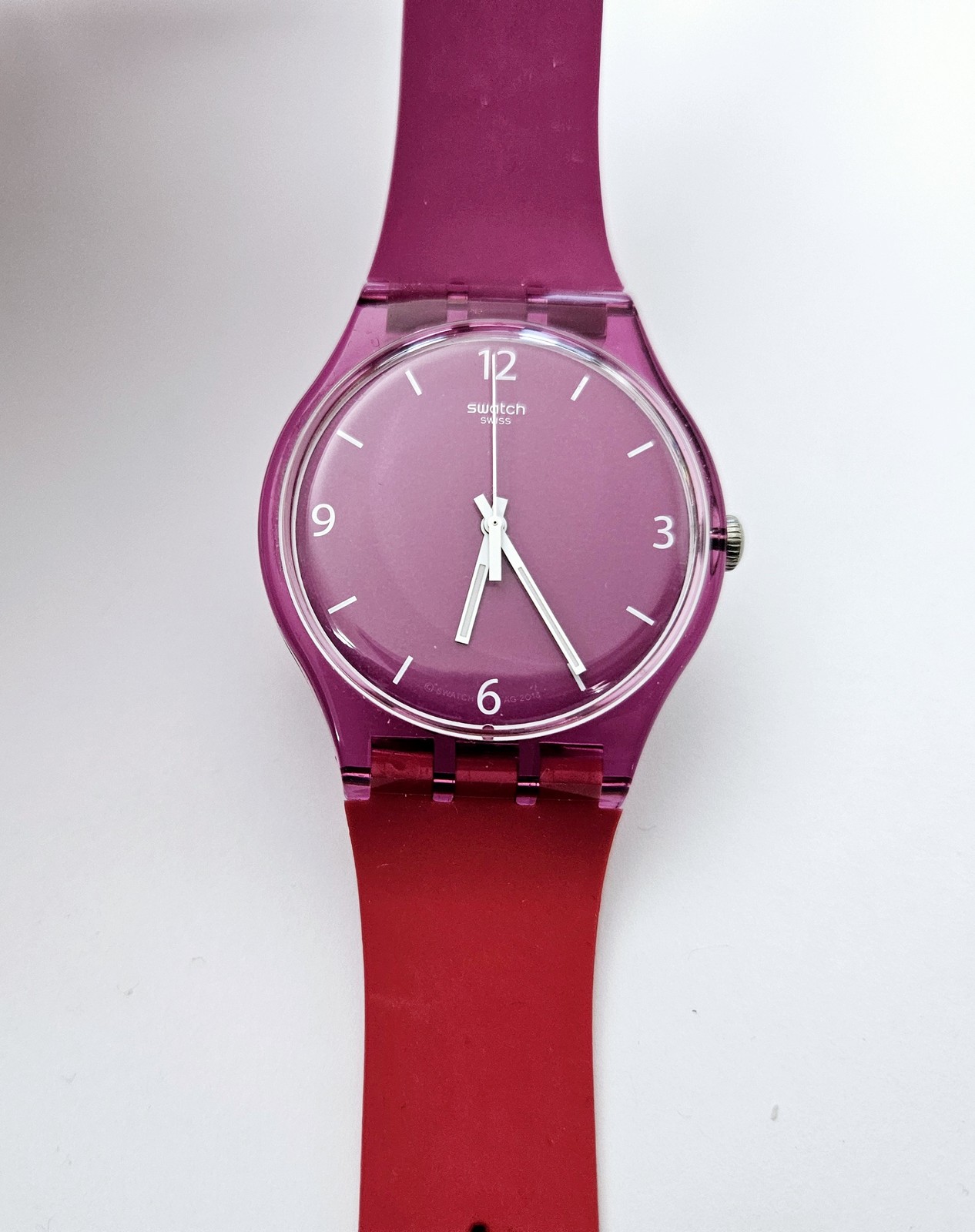 SWATCH New Gent 2019 – SUOV104 – Cherryberry – Slightly Used