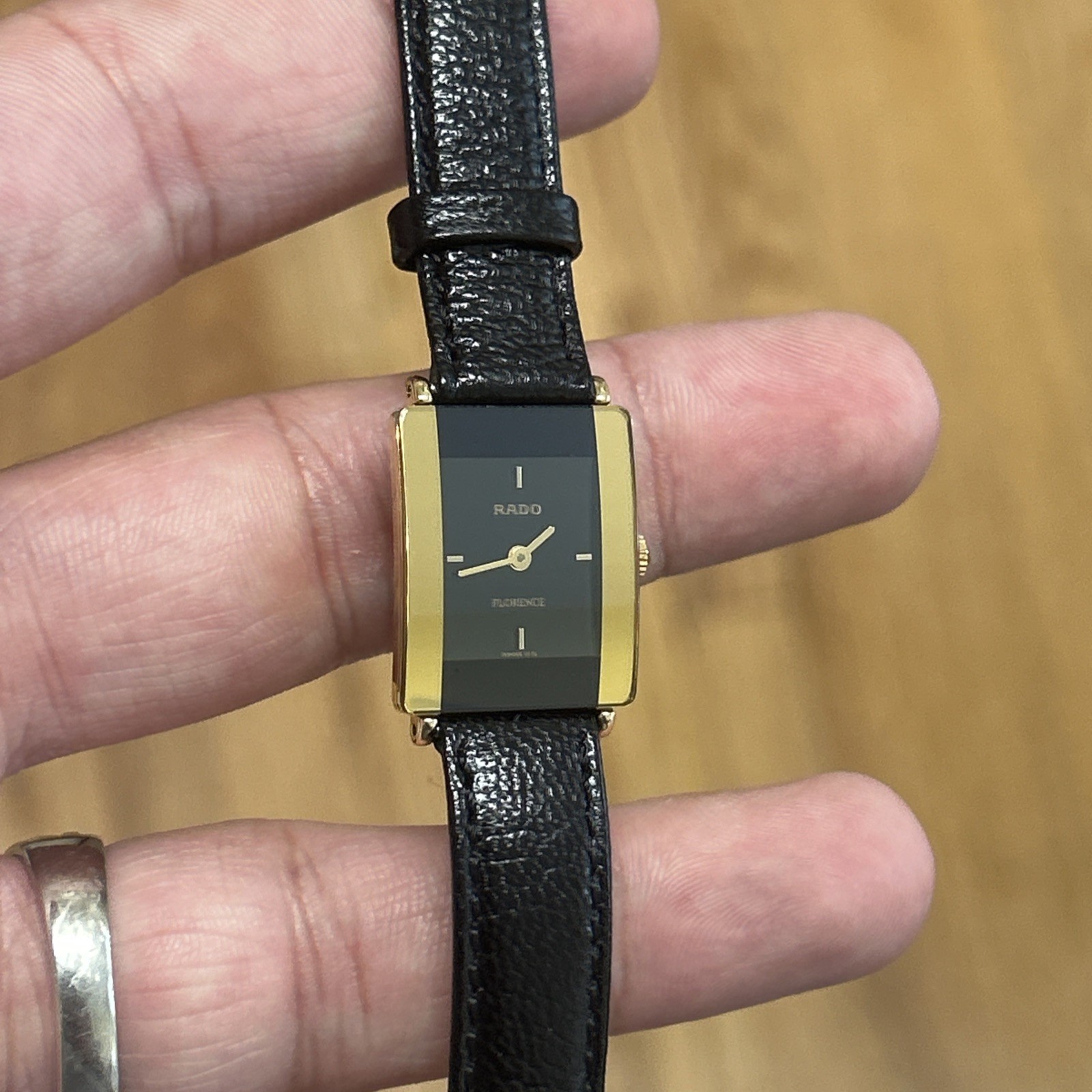 Rado Florence Women’s Watch 153 3606 2N Black & Gold Original Strap Great Shape
