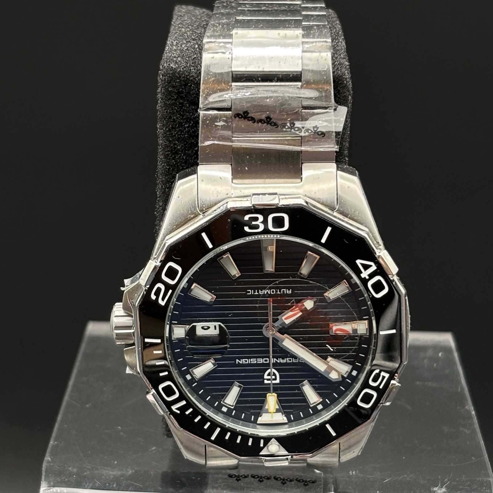 Pagani Design PD-1617 Men’s Automatic Watch Black Dial Diver Style Steel Box