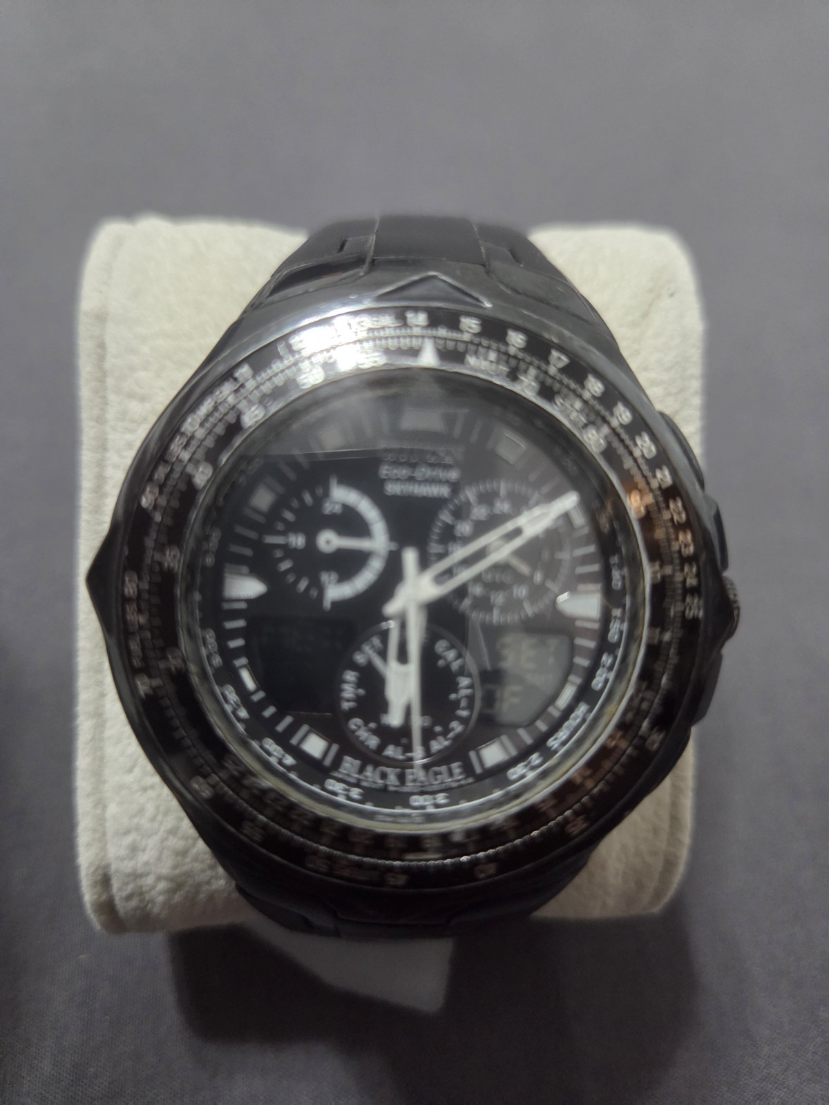 Citizen Eco-Drive Promaster Skyhawk Black Eagle Chrono Ana-Digi Watch