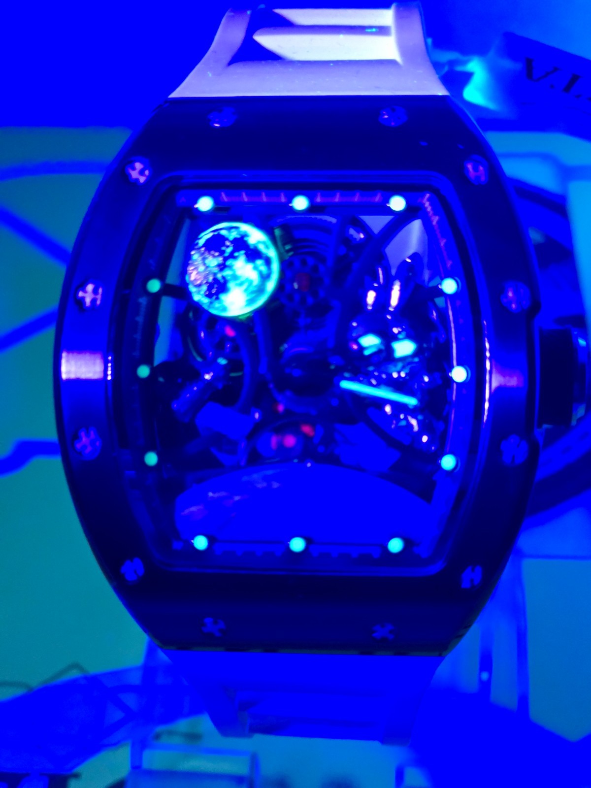 Invicta S1 Rally INTERSTELLAR Auto Men’s Watch White W/ Skeleton Dial 41mm White