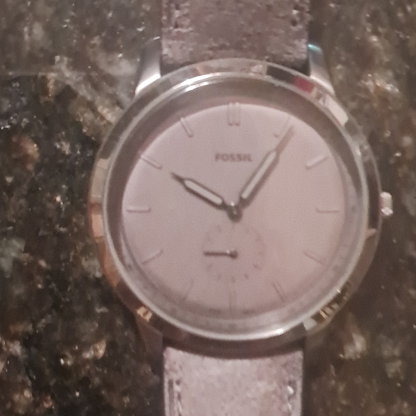 Fossil Watch Light Grey Perfect Condition Never Worn No Box