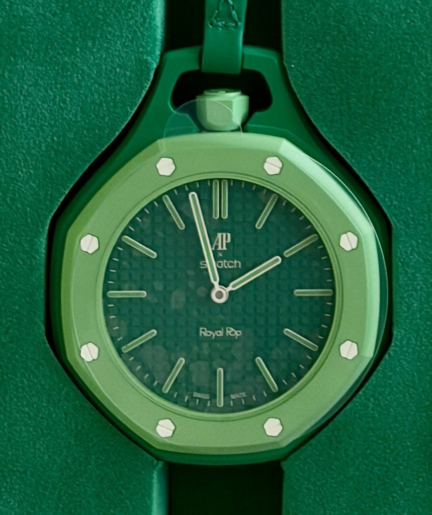 Swatch x Audemars Piguet Royal Pop GREEN EIGHT New w Box