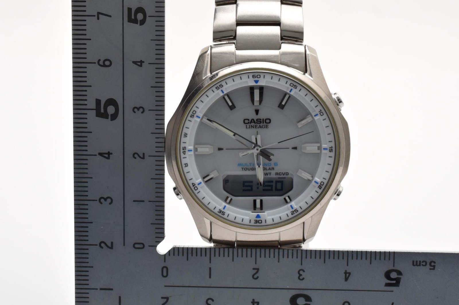 [Exc+5] CASIO Lineage LCW-M100T Titanium Solar Wave Ceptor Men’s Watch 17.5cm