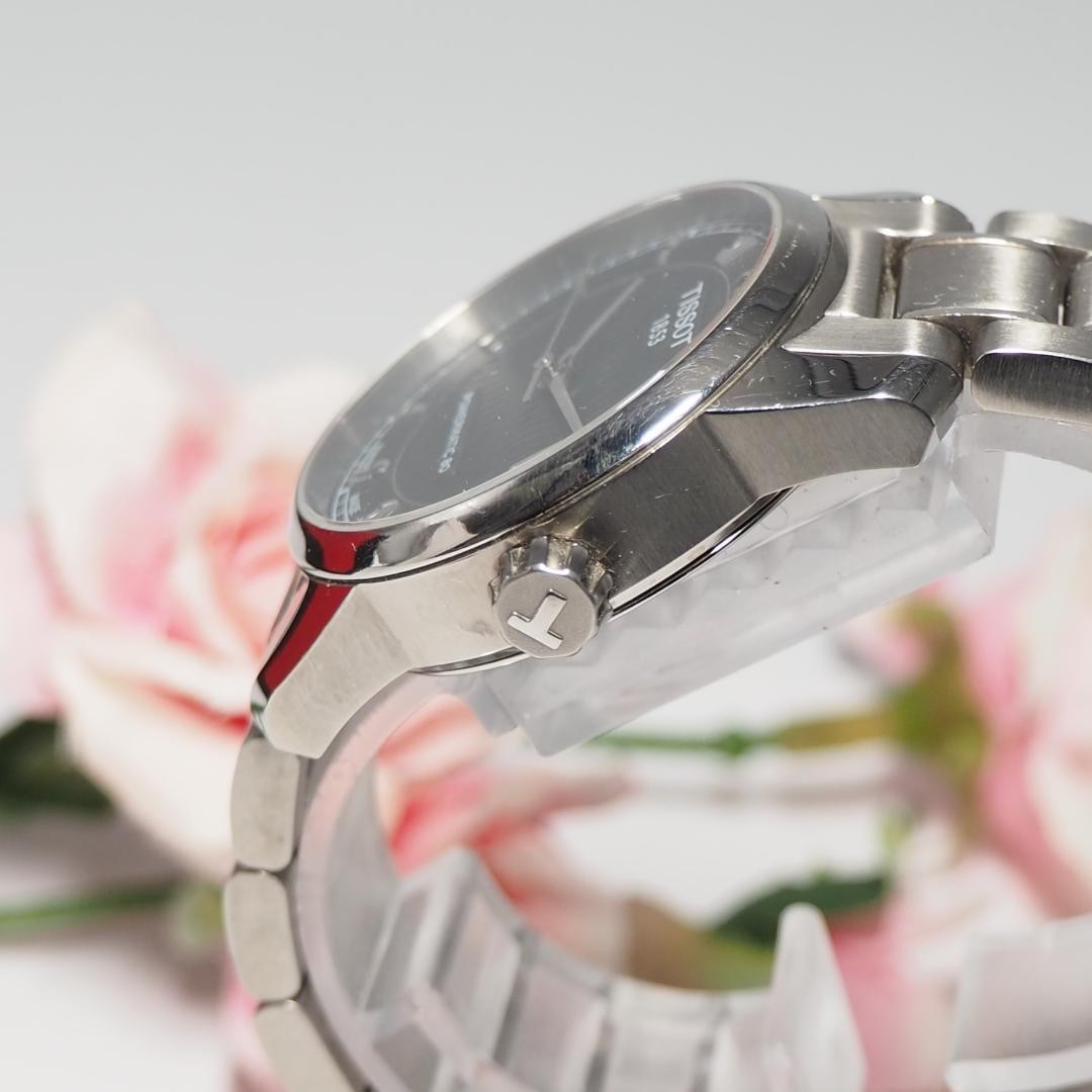 TISSOT Titanium Date Automatic Watch 32mm 40mm Case 5BAR Silver Dial