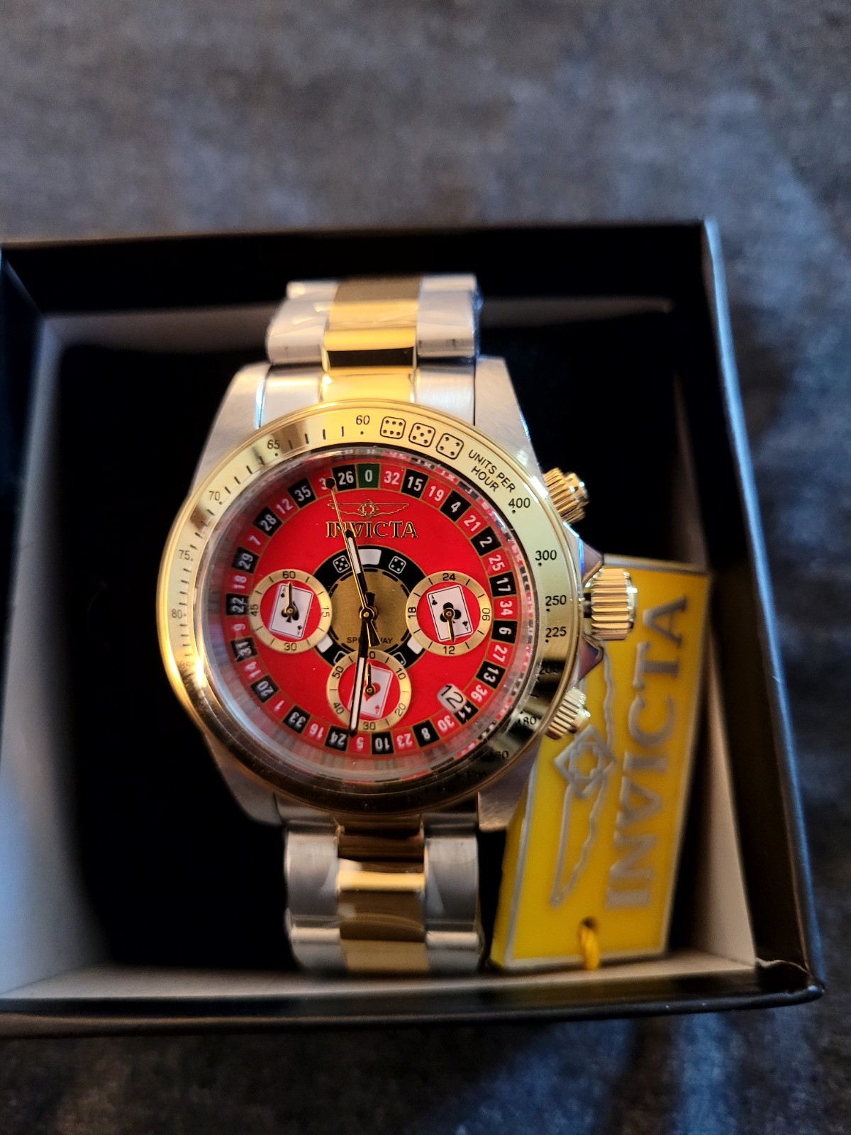 Invicta Speedway Montecarlo men’s chronograph watch, model 50495