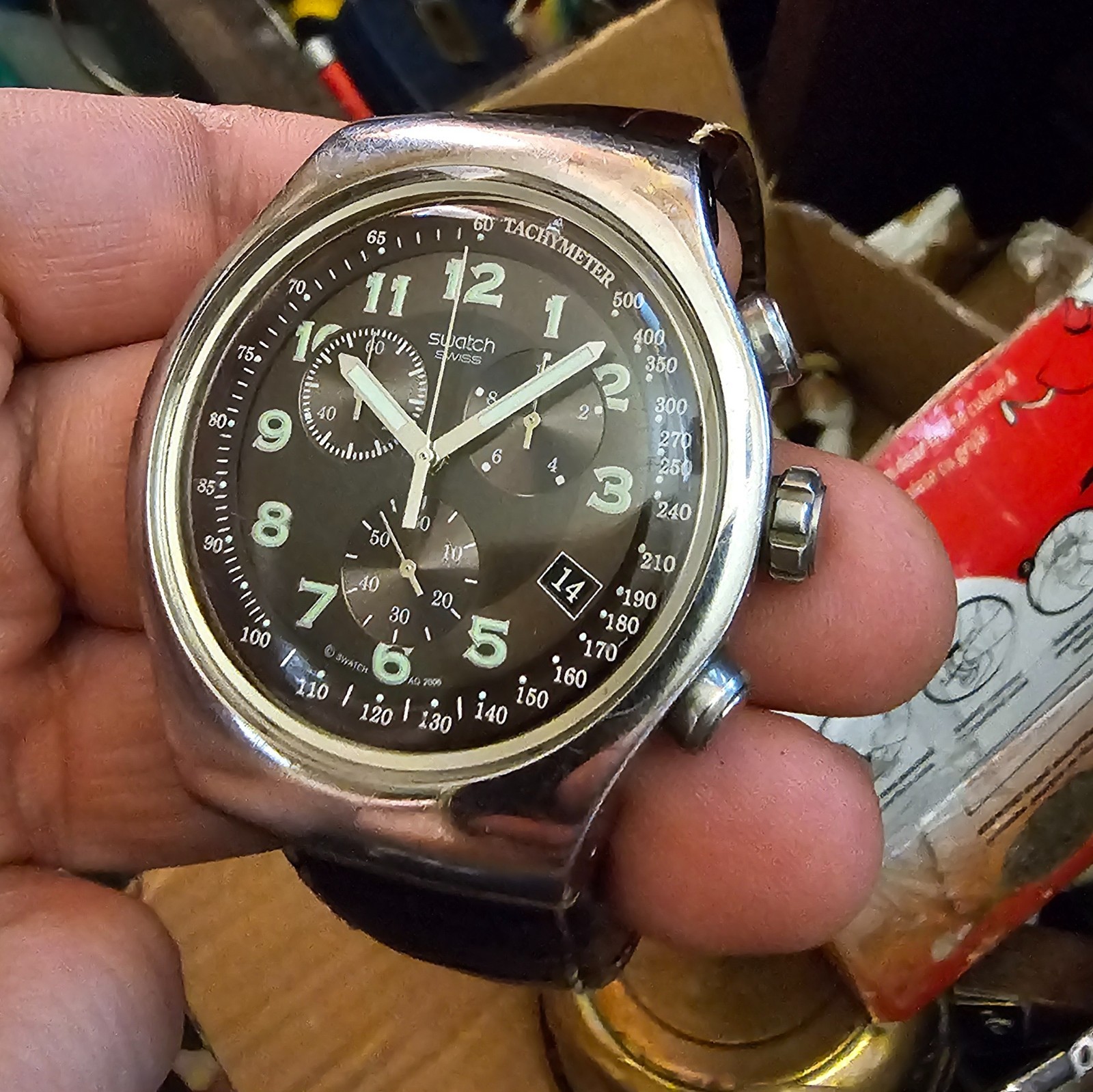 SWATCH CHRONO Irony YOS413 YOUR TURN xl chrono