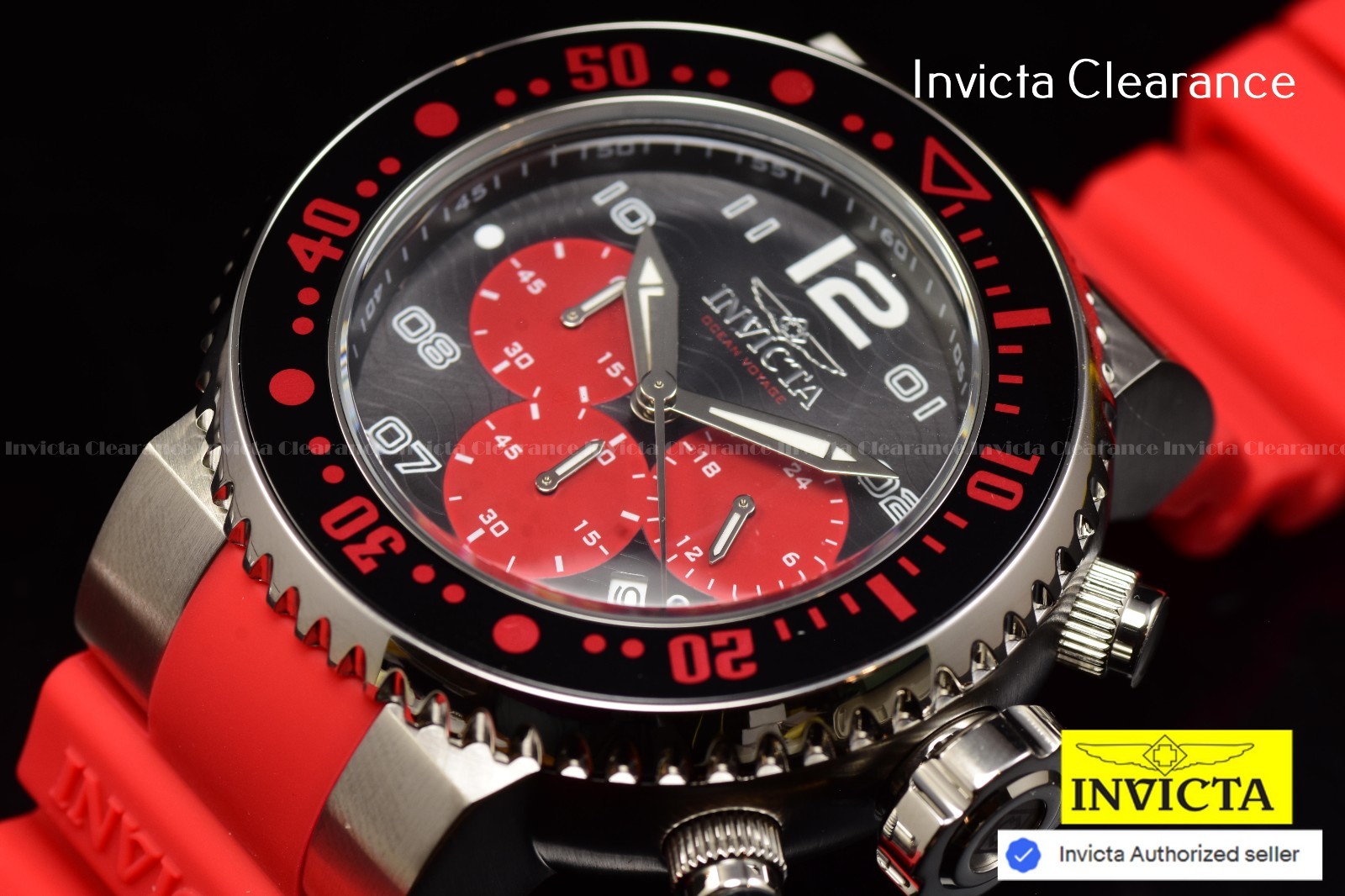 Invicta Men’s Elements Stainless Steel Hook Buckle Clasp Bracelet 39619