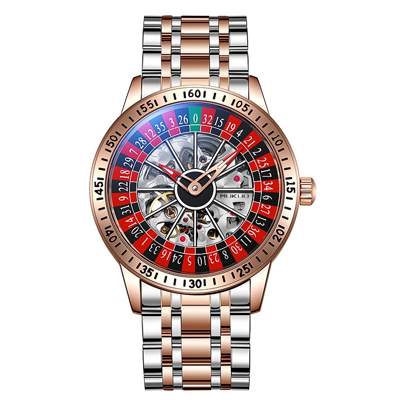 Authentic Export Wide Gamble Plate Men’s Fully Automatic Mechanical Watch