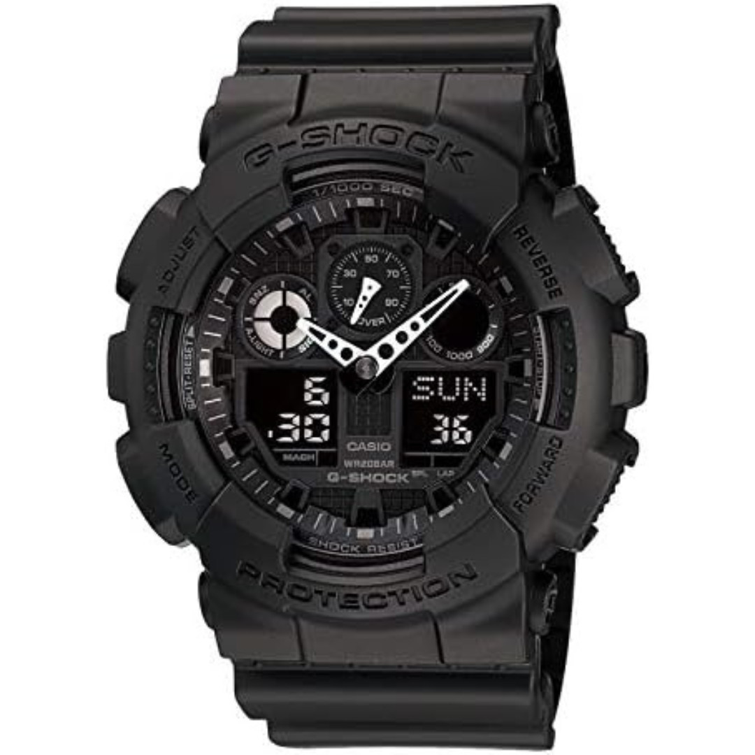 CASIO G-Shock GA-100-1A1 Mens Analog & Digital Watch Black Resin 2013 New