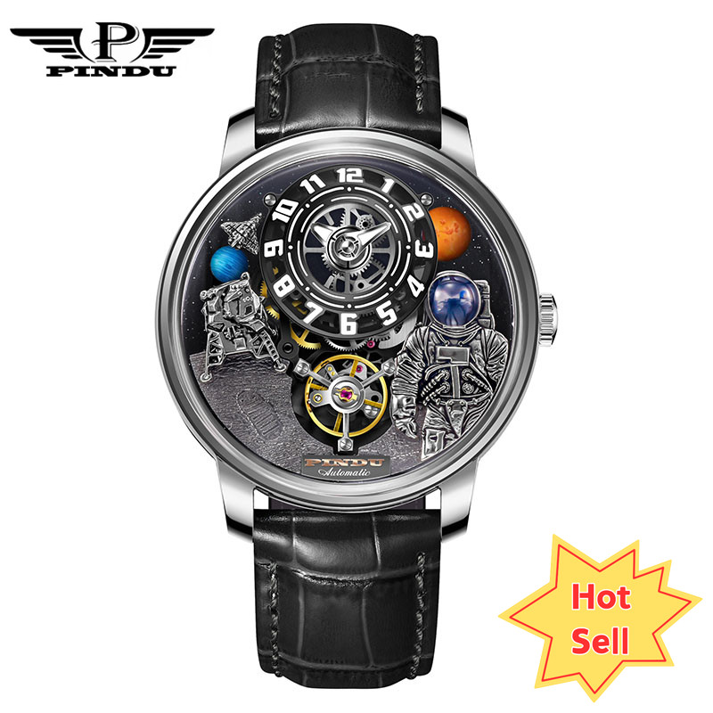 2024 PINDU Aerospace Series Business Fashion Trend Luminous Hands Men’s Watch