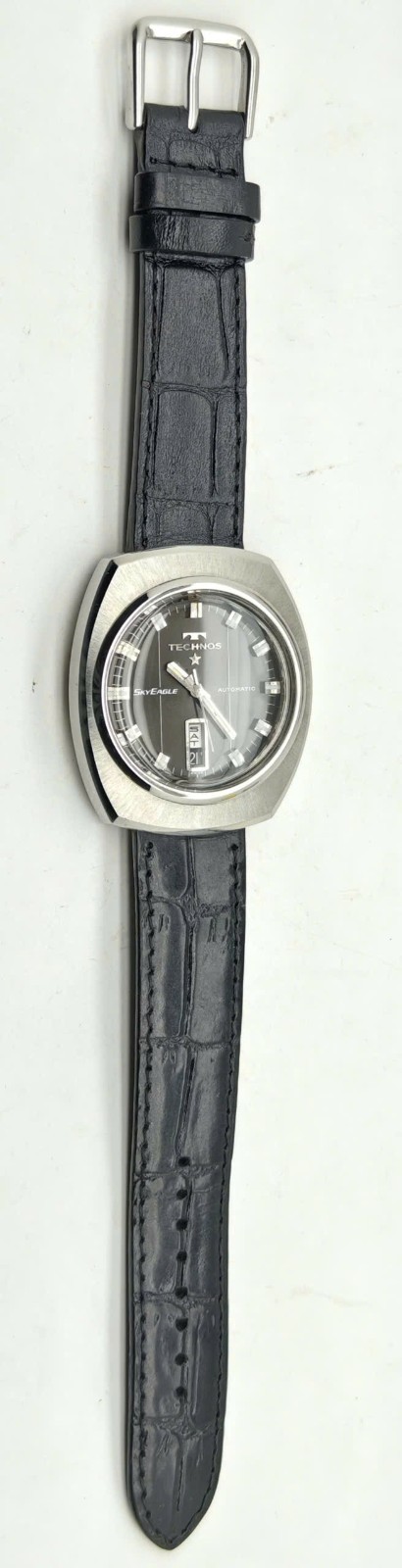Vintage Technos Sky Eagle Automatic 2630 Day-Date Stainless
