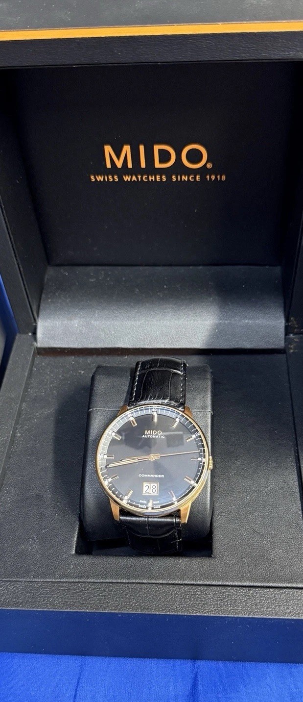MIDO Commander Big Date Automatic Men’s Watch Caliber 80 Black Dial Full Set