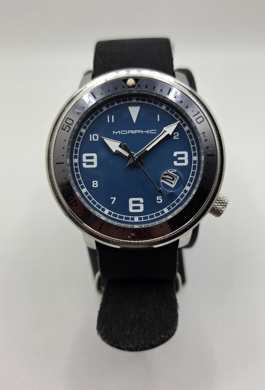 Morphic M74 Men’s Watch – Blue Dial Stainless Steel Case Black Strap