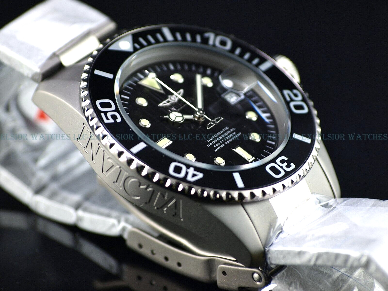 New Invicta Men’s 45mm SOLID TITANIUM Pro Diver AUTOMATIC NH35A 200m Watch 0420