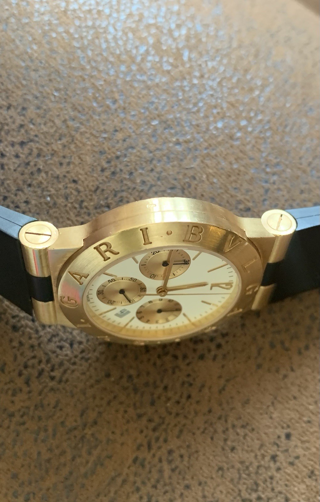 Bvlgari Diagono Chronograph SOLID 18kt Yellow Gold CH 35 G