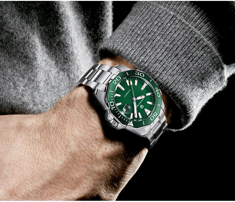 Pagani Design Automatic Mechanical Watch For Men’s Stainless Steel Luxury Date