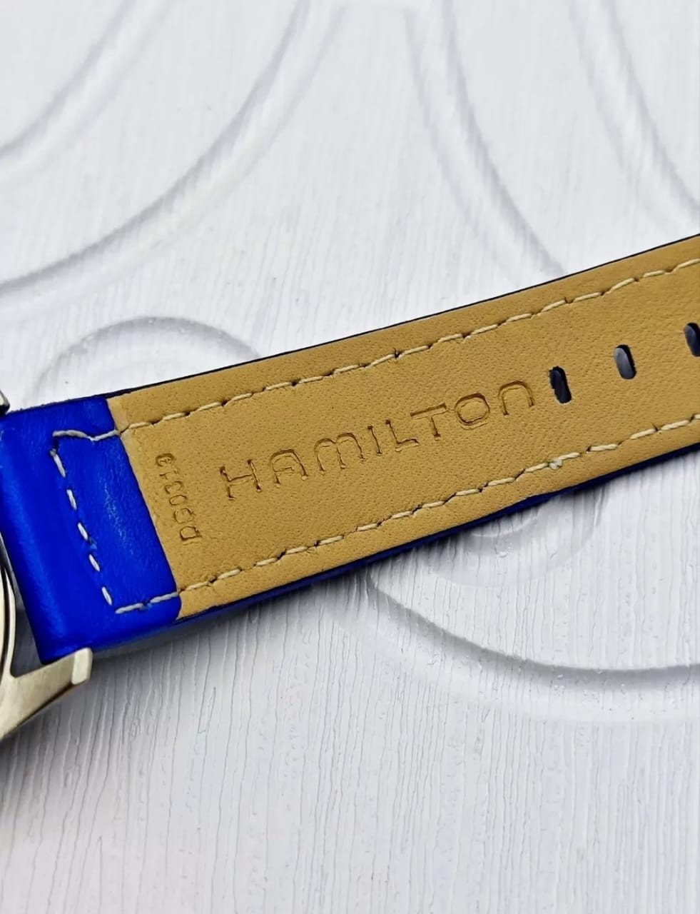 Hamilton khaki field automatic blue dial mens watch