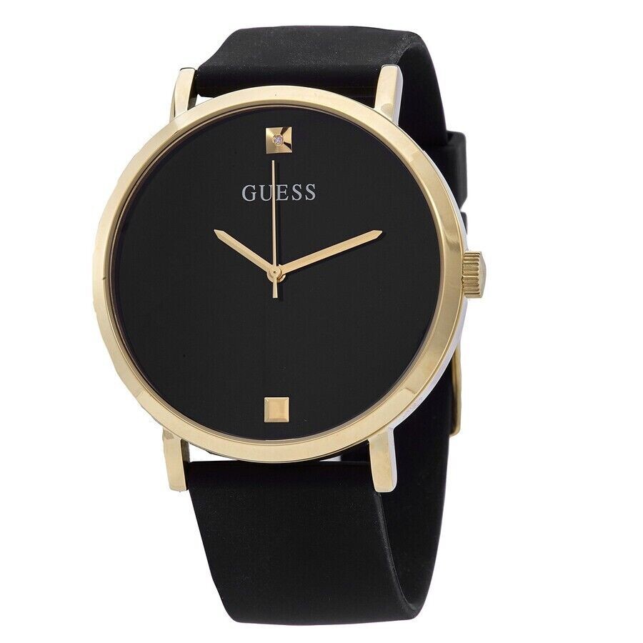 Guess Men’s Supernova Quartz Black Dial Watch – W1264G1 NEW