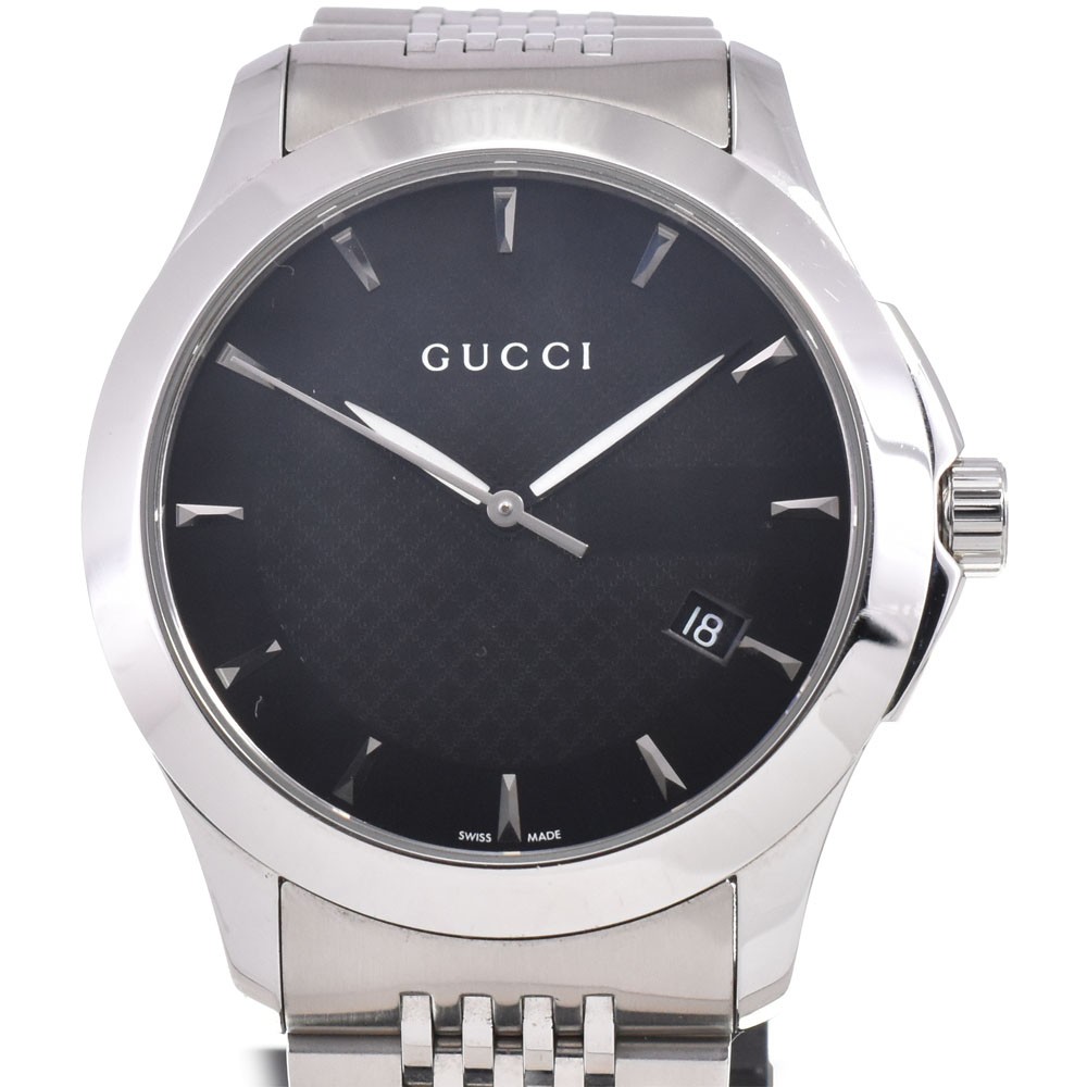 discount GUCCI G timeless 126.4 Date black Dial Unisex Watch N#145840