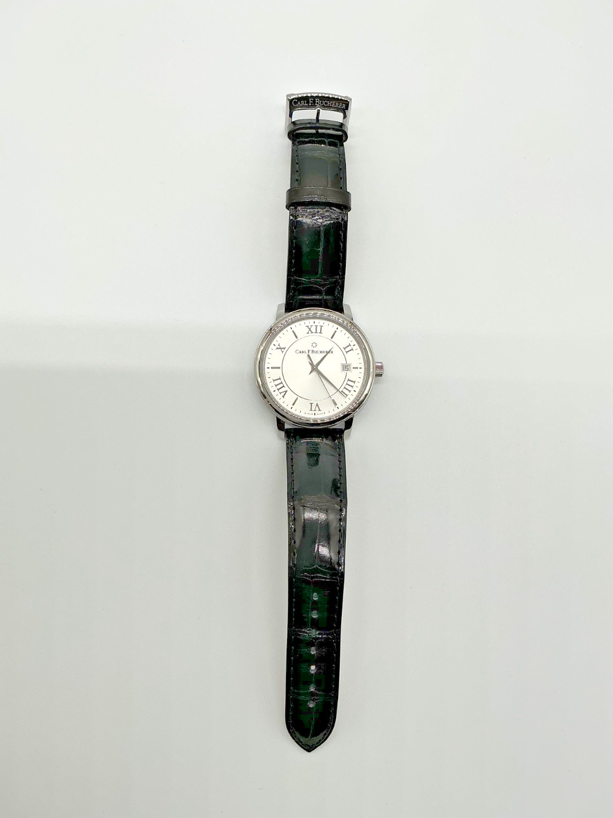 CARL F. BUCHERER Adamavi 39mm Automatic Men’s Watch alligator leather strap