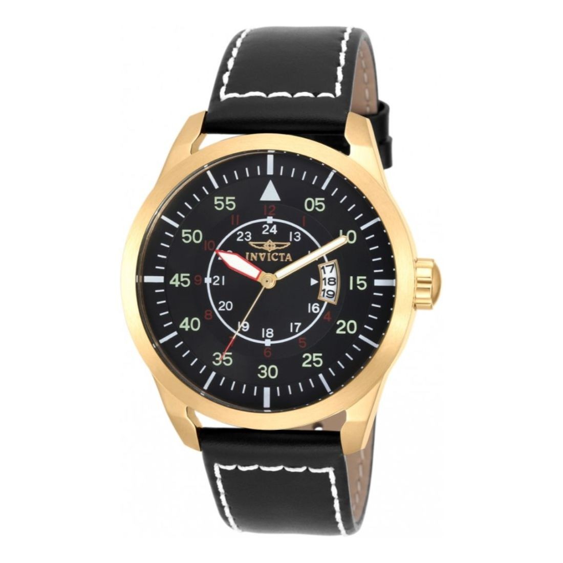 Invicta I-Force Men’s Gold-Tone Black Dial Quartz Watch 19260