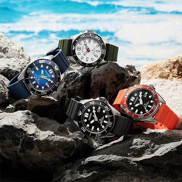 CITIZEN PROMASTER BN0265-00A Eco-Drive Diver 200M Men’s Watch