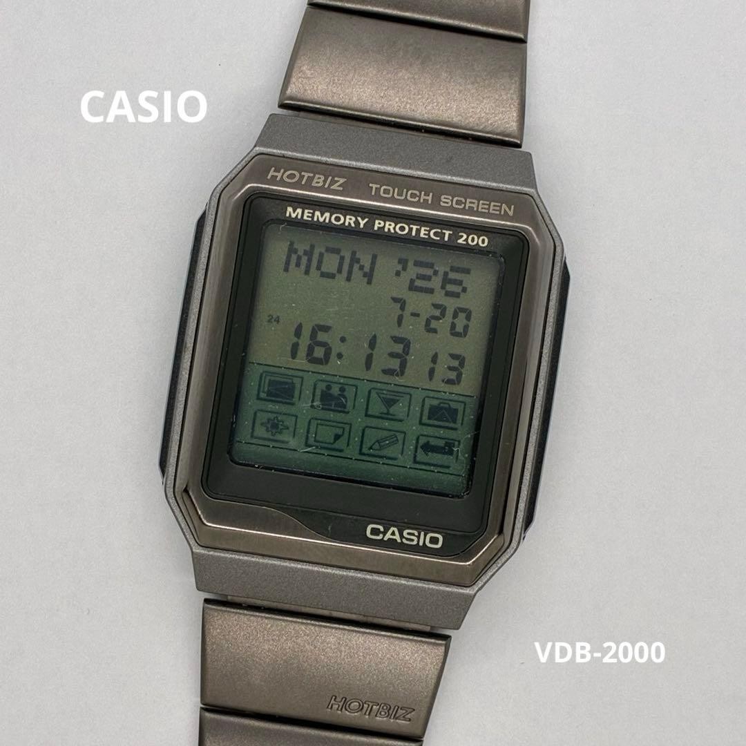 Casio VDB-2000 Hot Biz Digital Watch Rare Japan Vintage Battery New 0713572