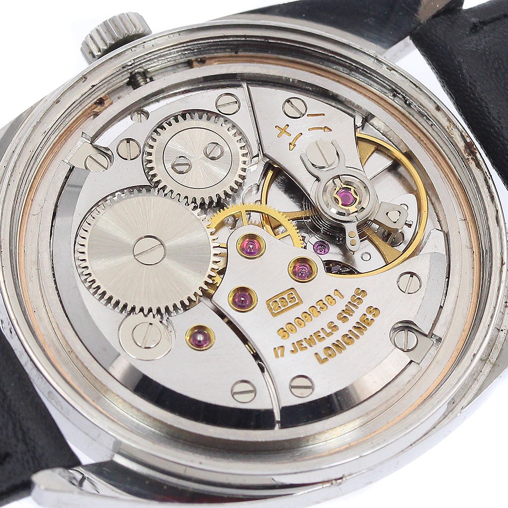 LONGINES Date cal.285 Vintage Silver Dial Hand Winding Men’s Watch_930771
