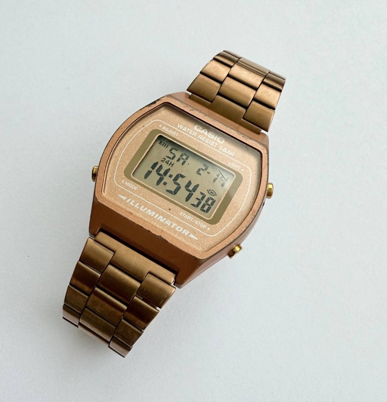 Casio Illuminator Rose Gold Men’s Watch – B640WC-5A