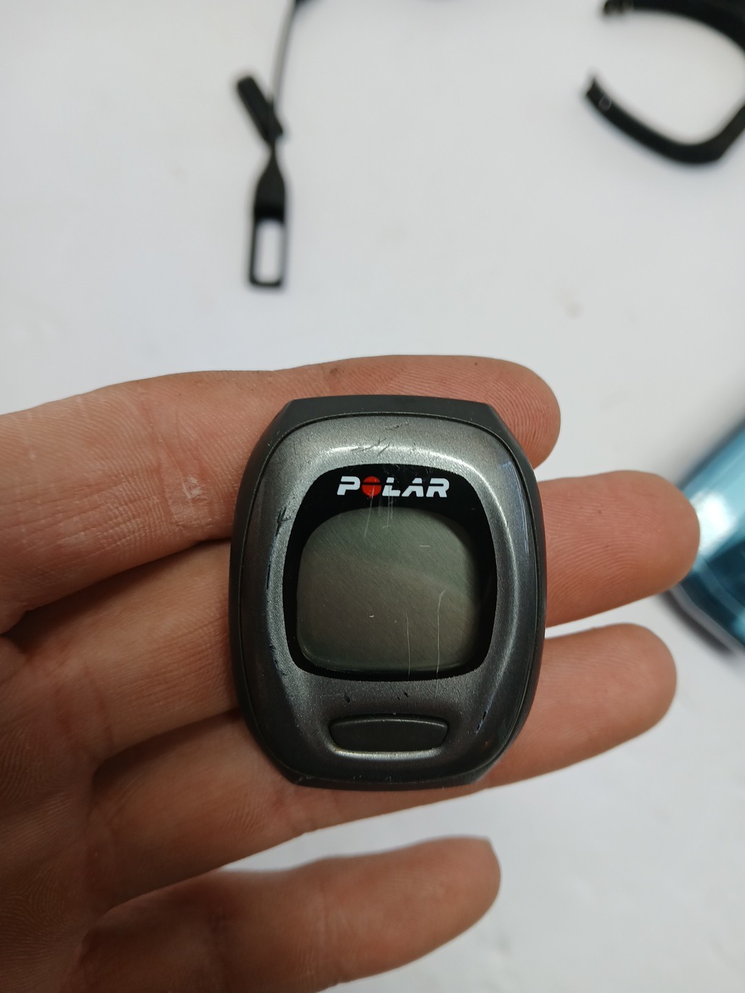 POLAR Trainer Watch (BG-750/T776J) Blue 40MM Case Needs Battery Working