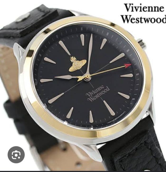 Vivienne Westwood Watch Black Gold Orb