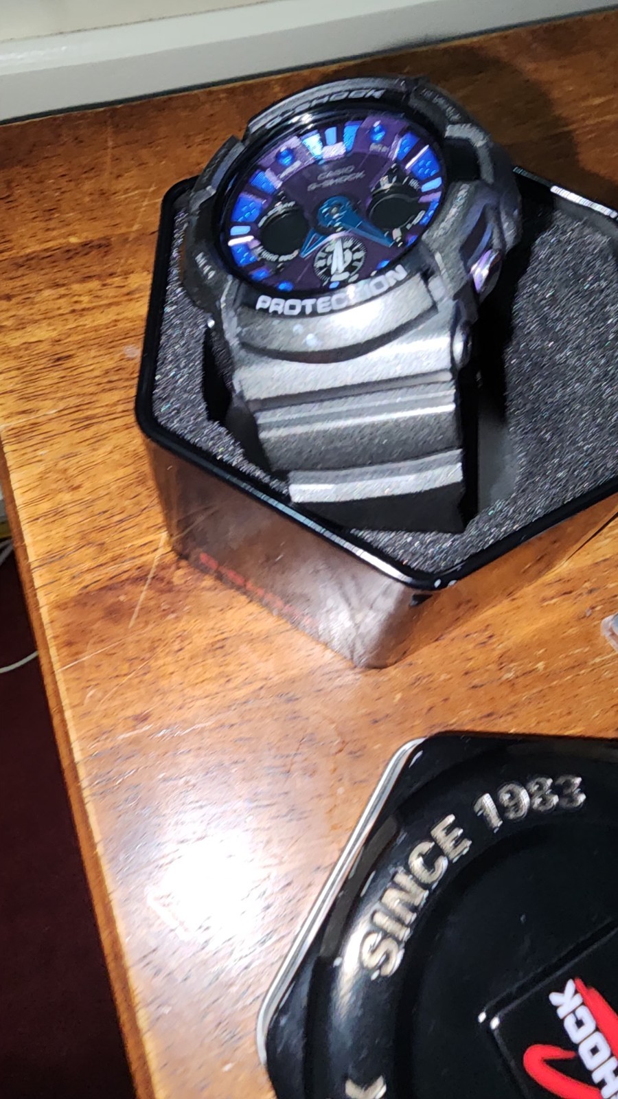 Gshock Rare Blue Face Blue Pointers,with Original Case And Warranty Excellent