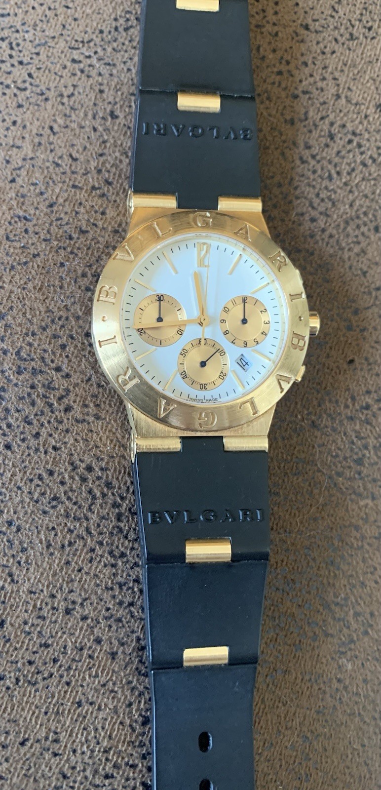Bvlgari Diagono Chronograph SOLID 18kt Yellow Gold CH 35 G